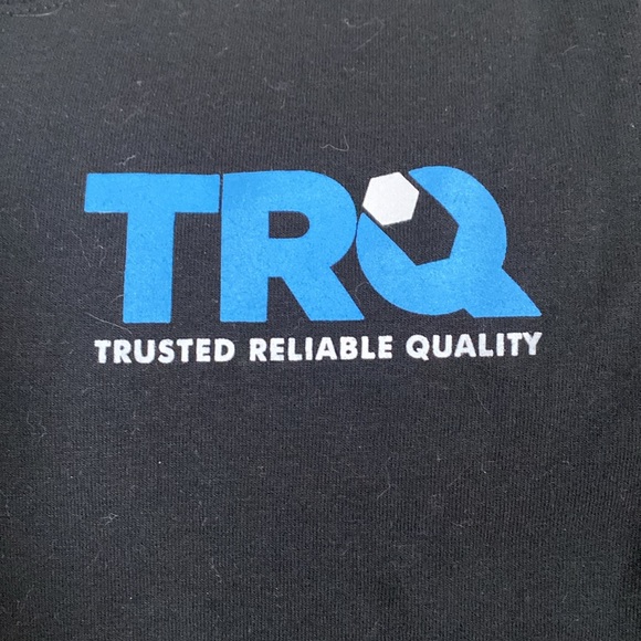 NWOT TRQ (Trusted Reliable Quality) Auto Parts Black DryBlend T-shirt, S… - Picture 2 of 4